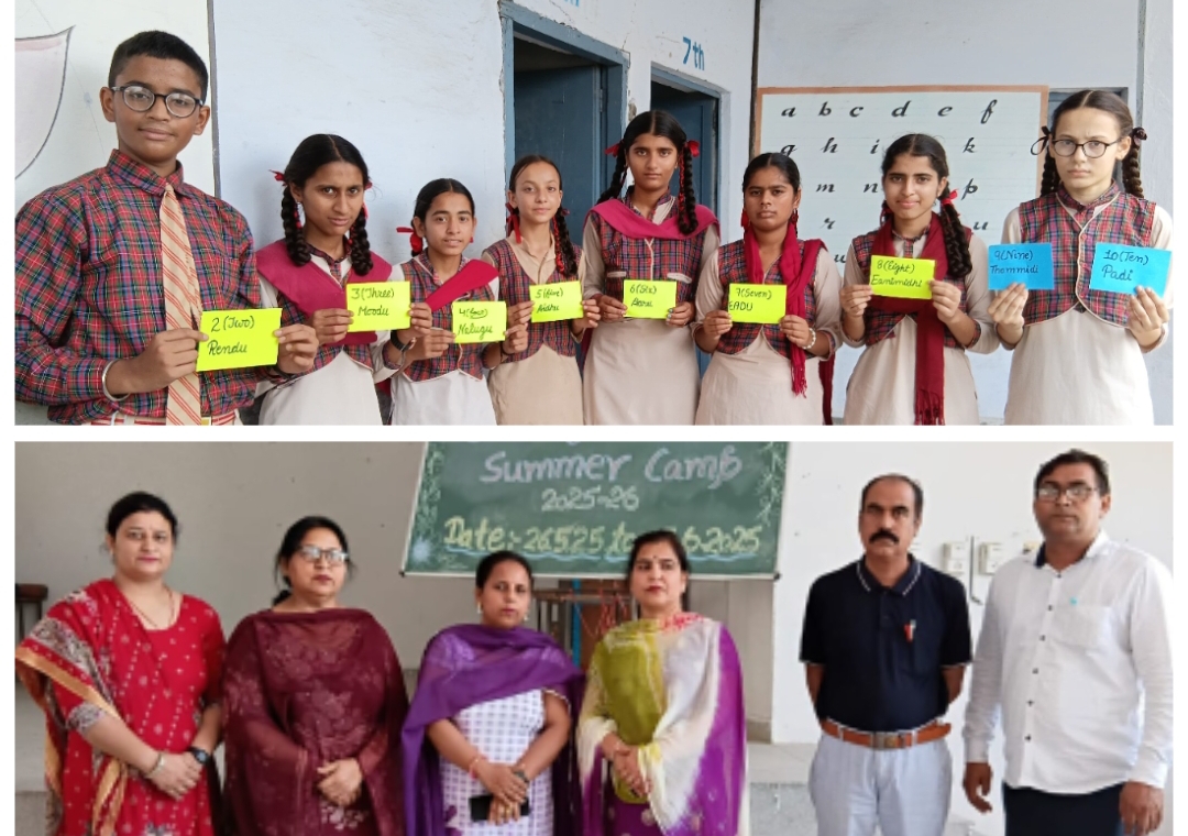 Summer Camp at Government Senior Secondary School Dholbaha: A blend of knowledge, art and fun.